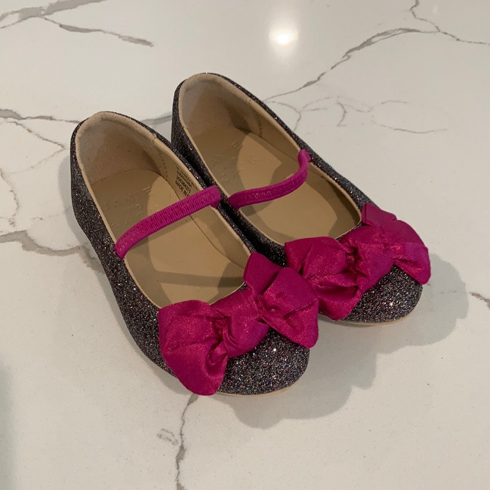 Janie & Jack Glitter Shoes, Sz 5